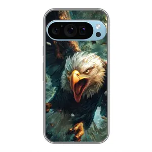 Чохол з картинкою 'Хижаки' для Google Pixel 9 Pro (Орел у польоті)