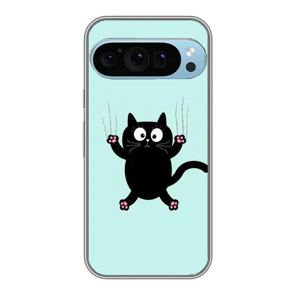 Чохол з принтом «Падаючий кіт» для Google Pixel 9 Pro Чохол з принтом «Падаючий кіт» для Google Pixel 9 Pro