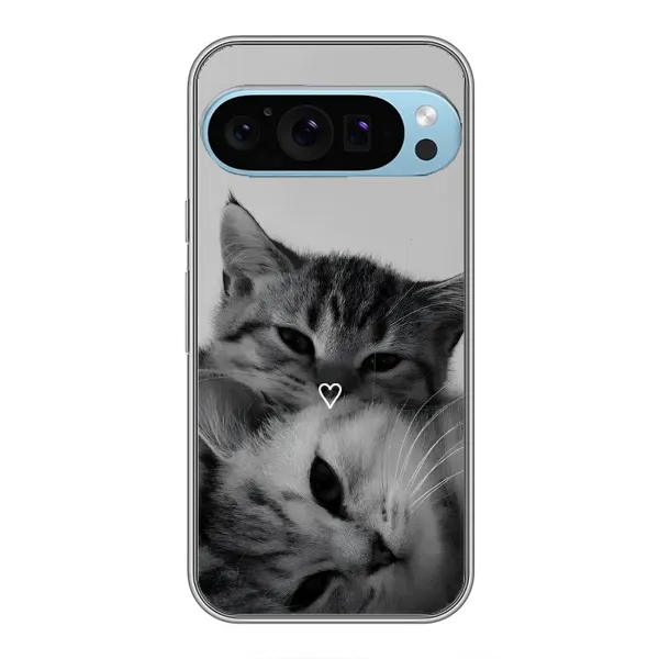 Чохол з принтом «Пара котів» для Google Pixel 9 Pro Чохол з принтом «Пара котів» для Google Pixel 9 Pro
