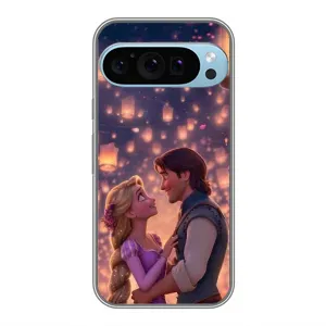 Чехол Рапунцель для Google Pixel 9 Pro (Принцесса и принц)