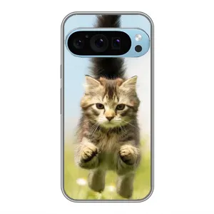Чохли з Котиками для Google Pixel 9 Pro (VPrint) (Прижок кота)