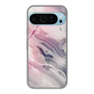 Мраморний чехол на Google Pixel 9 Pro (VPrint) (Пурпурний Мрамор)