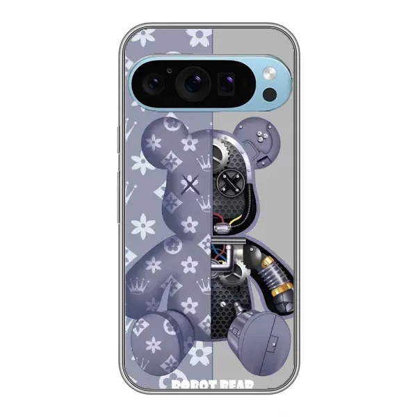 Чехол с принтом «Робот Мишка» для Google Pixel 9 Pro Чехол с принтом «Робот Мишка» для Google Pixel 9 Pro