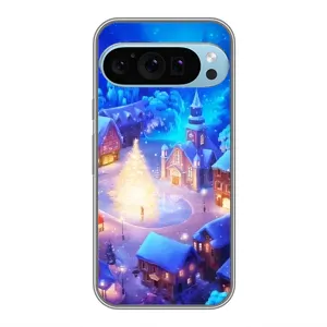 Різдвяні Чохли для Google Pixel 9 Pro (VPrint) (Різдвяне місто)