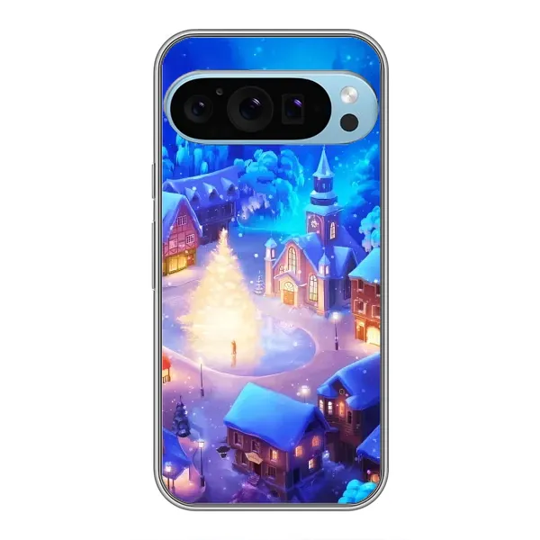 Чохол з принтом «Різдвяне місто» для Google Pixel 9 Pro Чохол з принтом «Різдвяне місто» для Google Pixel 9 Pro