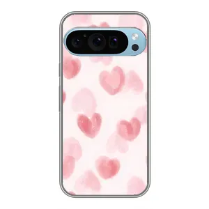 Чехол с розовым рисунком для Google Pixel 9 Pro