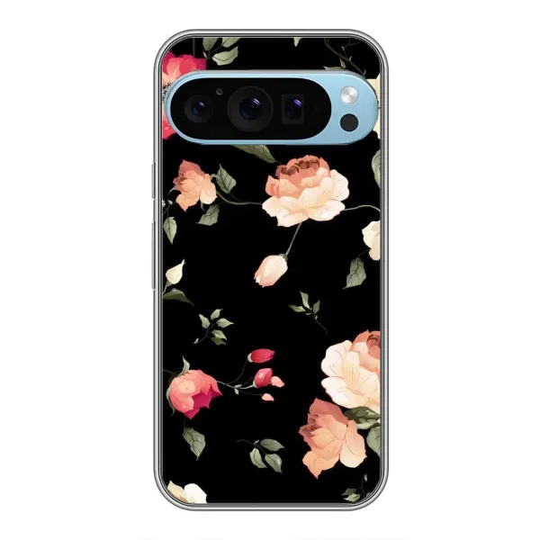 Чохол з принтом «Трояндочки» для Google Pixel 9 Pro Чохол з принтом «Трояндочки» для Google Pixel 9 Pro