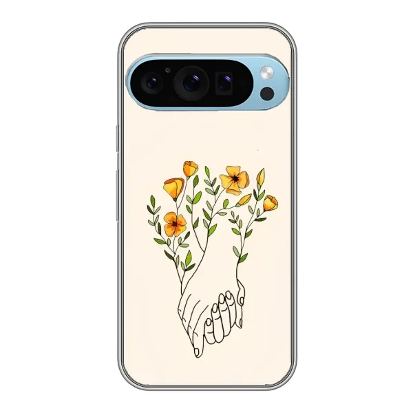 Чехол с принтом «Руки любви» для Google Pixel 9 Pro
