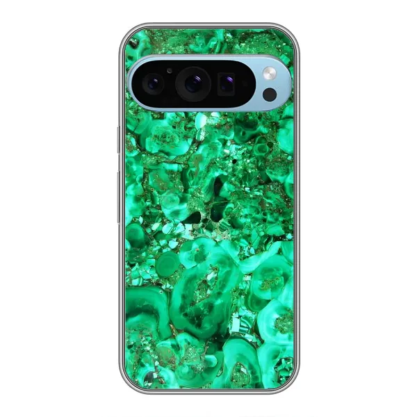 Чохол з принтом «Салатовий Мрамор» для Google Pixel 9 Pro Чохол з принтом «Салатовий Мрамор» для Google Pixel 9 Pro