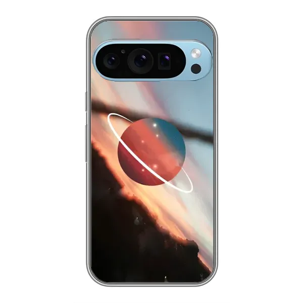 Чехол с принтом «Сатурн» для Google Pixel 9 Pro Чехол с принтом «Сатурн» для Google Pixel 9 Pro