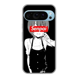 Чехлы Персонажи Аниме Наруто для Google Pixel 9 Pro (AlphaPrint) (Senpai)