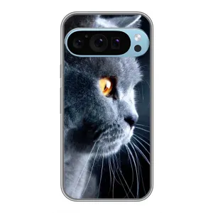 Чохли з Котиками для Google Pixel 9 Pro (VPrint) (Сірий Кіт)