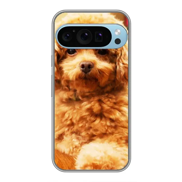 Чехол с принтом «Щенок Бишон» для Google Pixel 9 Pro
