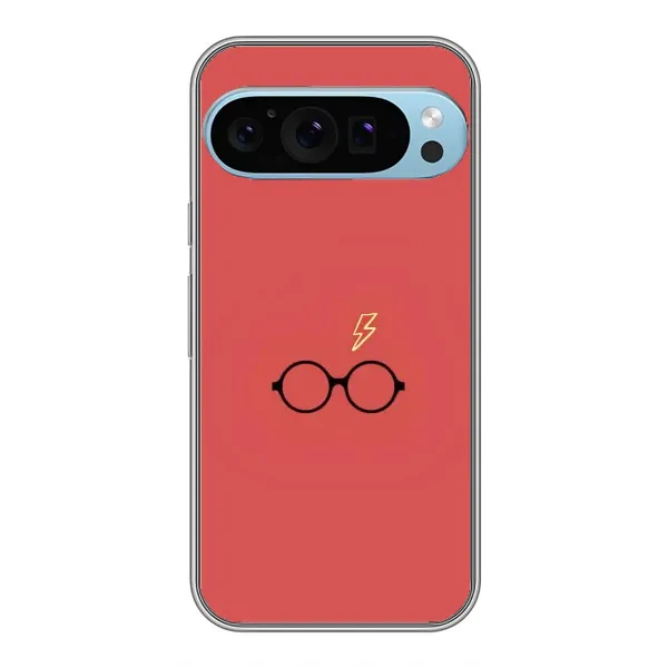 Чохол з принтом «шрам та окуляри» для Google Pixel 9 Pro
