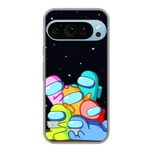 Чохли Амонг Ас для Google Pixel 9 Pro (AlphaPrint) (Скіни в космосі)