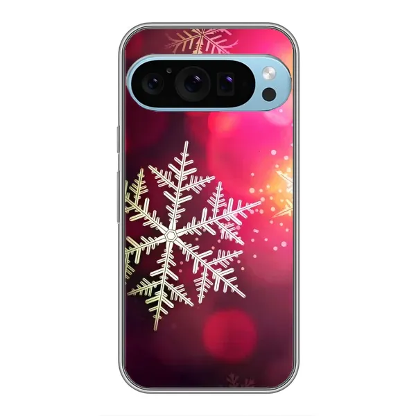 Чехол с принтом «Снежинка» для Google Pixel 9 Pro Чехол с принтом «Снежинка» для Google Pixel 9 Pro