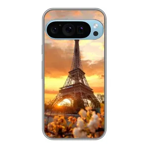 Чохол Ейфелева Вежа Google Pixel 9 Pro - (AlphaPrint) (Сонячня вежа)