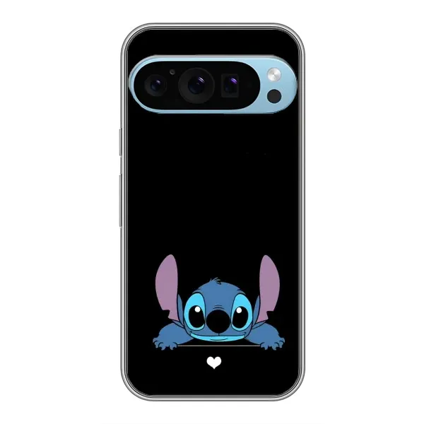 Чохол з принтом «Стіч на чорному» для Google Pixel 9 Pro Чохол з принтом «Стіч на чорному» для Google Pixel 9 Pro