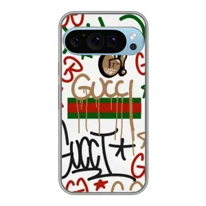 Брендновые Чехлы для Google Pixel 9 Pro - (PREMIUMPrint) (Стиль GUUCI)