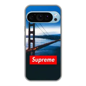 Чехол для Google Pixel 9 Pro с картинкой Supreme (AlphaPrint) (Стиль Supreme)
