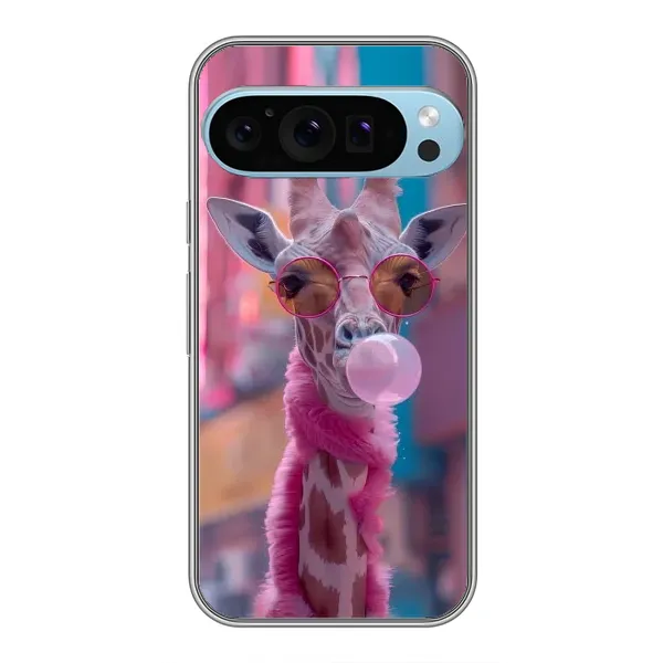 Чохол з принтом «Стильна жирафа» для Google Pixel 9 Pro Чохол з принтом «Стильна жирафа» для Google Pixel 9 Pro