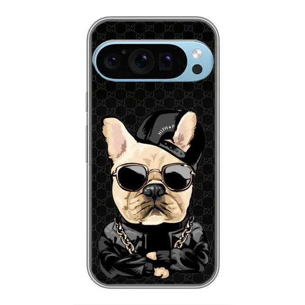 Чохол з принтом «Стильна собака» для Google Pixel 9 Pro