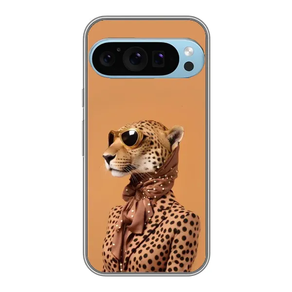 Чохол з принтом «Стильний леопард» для Google Pixel 9 Pro Чохол з принтом «Стильний леопард» для Google Pixel 9 Pro