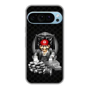 Чехлы с крутыми принтами для Google Pixel 9 Pro - (PREMIUMPrint) (Супер Марио)