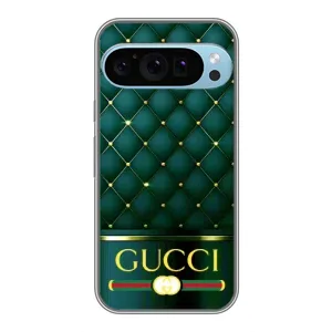 Чохли  GUCCI для Гугл Пиксель 9 Про (AlphaPrint) (Текстура Гуччі)