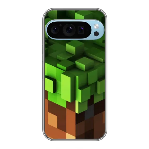 Чохол з принтом «текстура Майнкрафт» для Google Pixel 9 Pro Чохол з принтом «текстура Майнкрафт» для Google Pixel 9 Pro