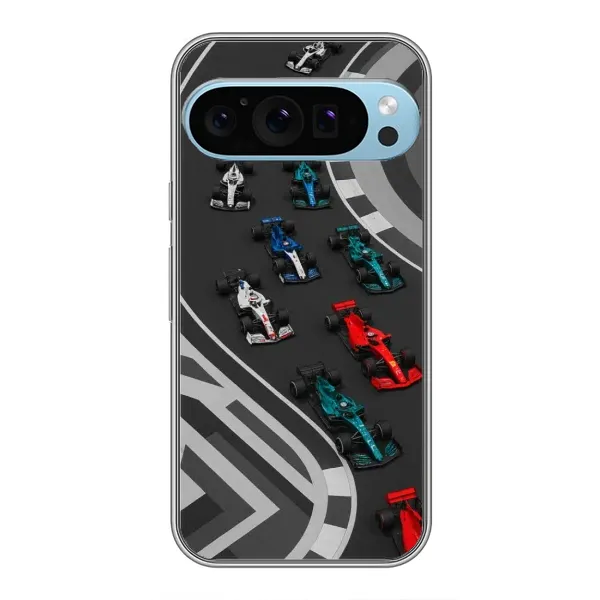 Чохол з принтом «Траса Ф1» для Google Pixel 9 Pro