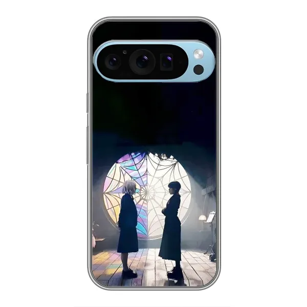 Чехол с принтом «Уэнздей и Инид» для Google Pixel 9 Pro