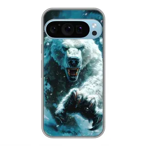 Чохол з картинкою 'Хижаки' для Google Pixel 9 Pro (Полярний ведмідь)