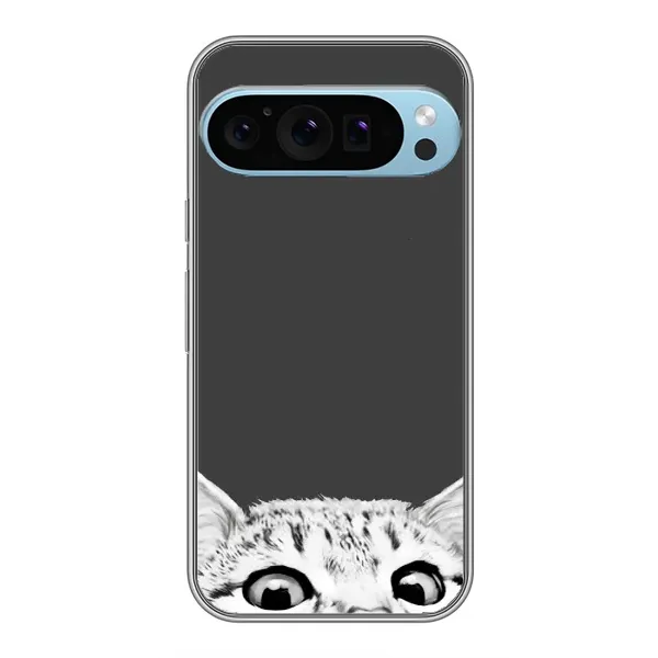 Чохол з принтом «Виглядає котик» для Google Pixel 9 Pro Чохол з принтом «Виглядає котик» для Google Pixel 9 Pro
