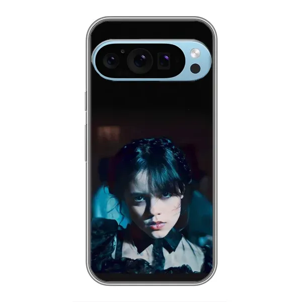 Чехол с принтом «взгляд Уэнздей» для Google Pixel 9 Pro