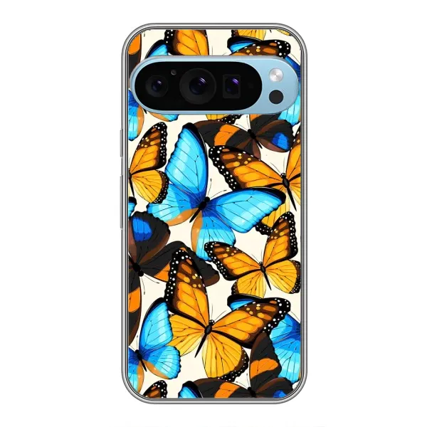 Чохол з принтом «Яскраві метелики» для Google Pixel 9 Pro Чохол з принтом «Яскраві метелики» для Google Pixel 9 Pro