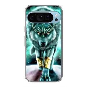 Защитные чехлы для Гугл Пиксель 9 Про (AlphaPrint) (ХИТ продаж) ВОЛК