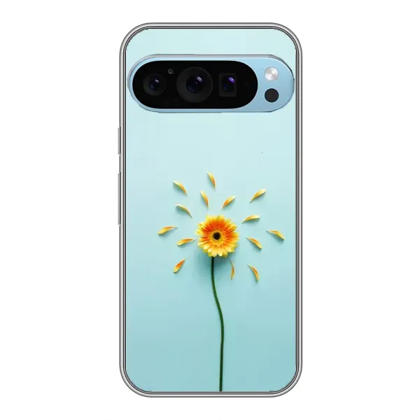 Чохол з принтом «Жовта квітка» для Google Pixel 9 Pro Чохол з принтом «Жовта квітка» для Google Pixel 9 Pro