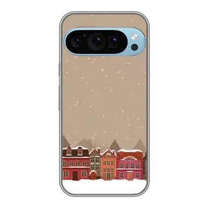 Новорічні, Святкові Чохли для Google Pixel 9 Pro - 2024 год (Зимове місто)
