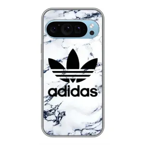 Чехлы Адидас для Google Pixel 9 (AlphaPrint) (Адидас на мраморе)