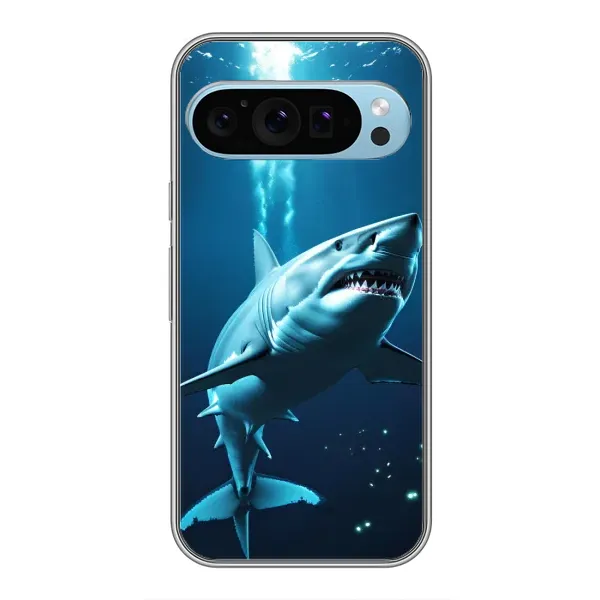 Чехол с принтом «Акула под водой» для Google Pixel 9