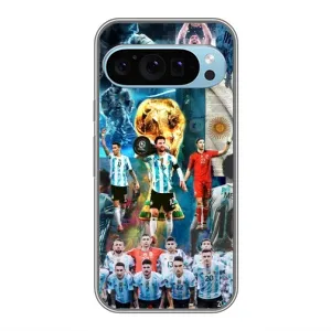 Чехлы Месси для Google Pixel 9 (AlphaPrint) (Аргентина Месси)