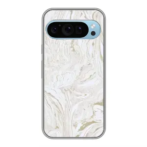 Мраморний чехол на Google Pixel 9 (VPrint) (Білий мрамор)