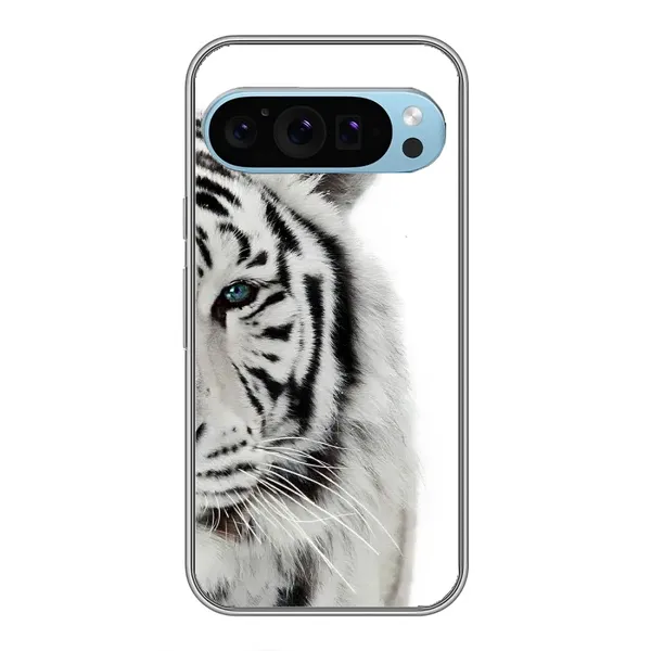 Чохол з принтом «Білий Тигр» для Google Pixel 9