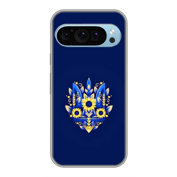 Чехол с принтом «Цветочный Герб» для Google Pixel 9