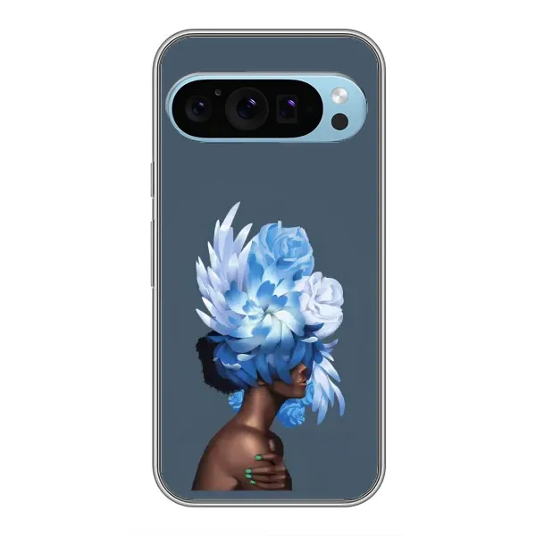 Чехол с принтом «Цветы на голове» для Google Pixel 9 Чехол с принтом «Цветы на голове» для Google Pixel 9