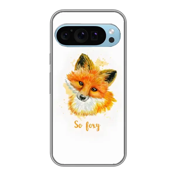 Чехол с принтом «Девочка Лиса» для Google Pixel 9 Чехол с принтом «Девочка Лиса» для Google Pixel 9