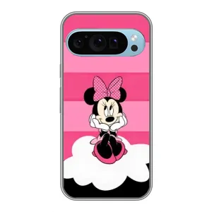Эксклюзивный чехол для Google Pixel 9 (AlphaPrint - Мультяшные) (Девочка Maus)