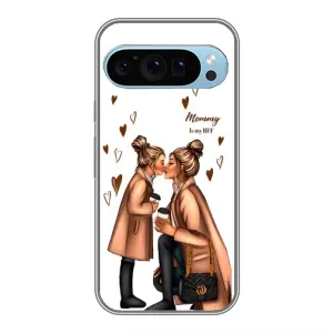 Чохол з друком для Google Pixel 9 - (Мама з дитинкою) (AlphaPrint) (Донька і мама)