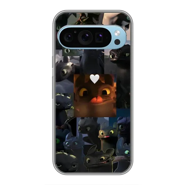 Чехол с принтом «Дракон коллаж» для Google Pixel 9